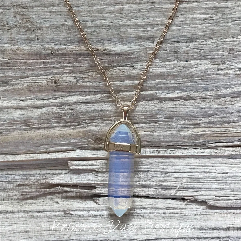 Gold Chakra Stone‎ Necklace